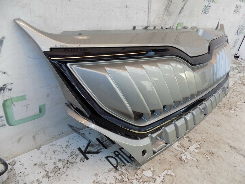 SKODA CITIGO E iV ELECTRIC 2019-UP FRONT BUMPER GRILL GENUINE 1ST853653E SILVER