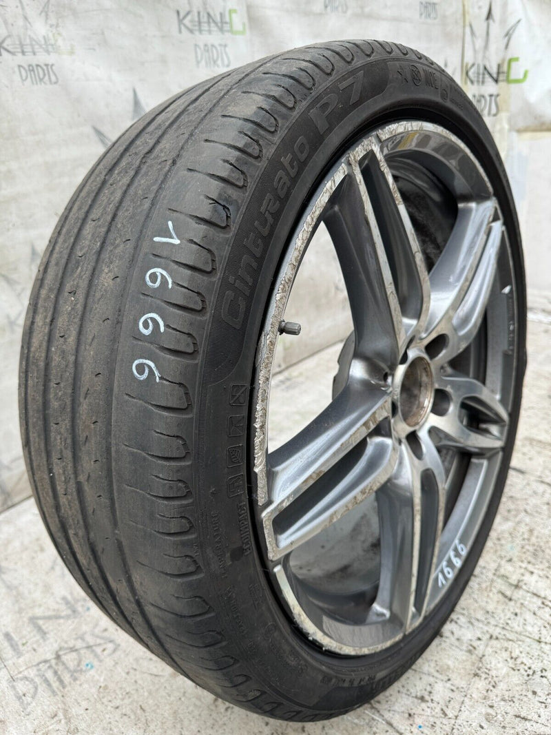 MERCEDES E W212 AMG ALLOY WHEEL RIM 19' 8Jx19H2 ET43 & TYRE 245x40 R19