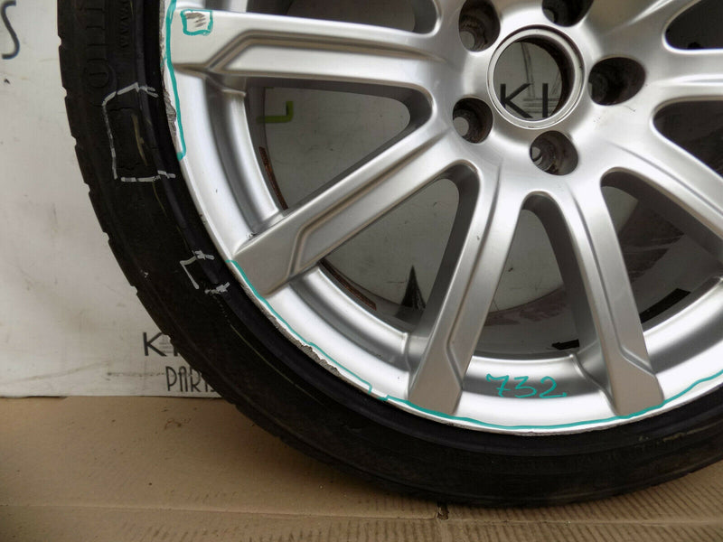 AUDI A5 18" ALLOY WHEEL + TYRE 245/40/R18 8.5JX18 ET29 8T0 601 025 CF