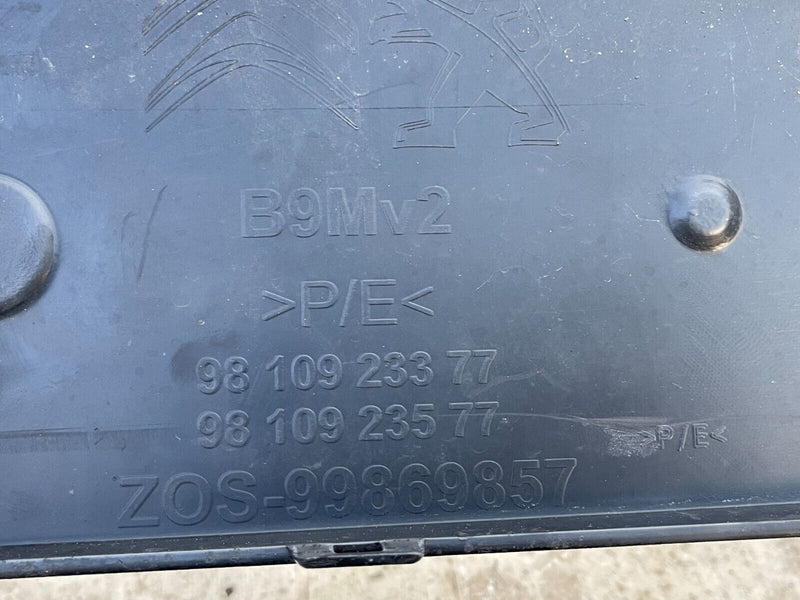 PEUGEOT PARTNER TEPEE FACELIFT 2015-2017 BLACK FRONT BUMPER 9810923277