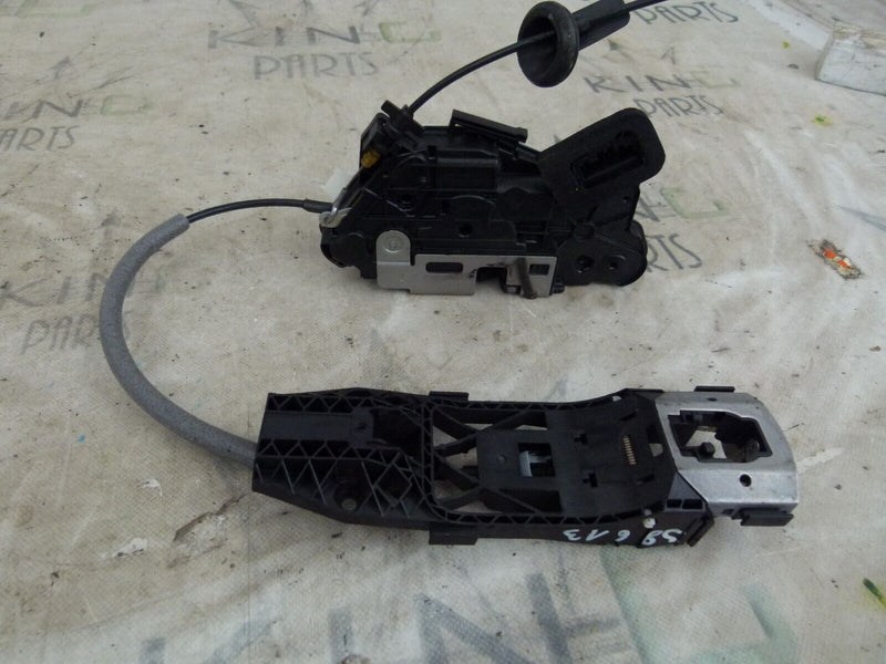 VW GOLF VI 08-12 FRONT RIGHT DOOR HANDLE BRACKET & LOCK GENUINE 5N0837885 S86-13
