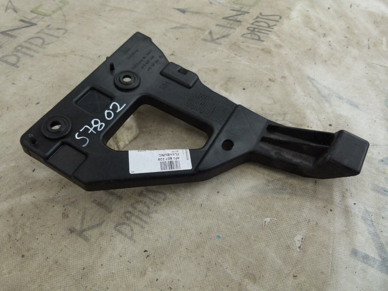 AUDI A6 C6 4F 2004-08 FRONT BUMPER RIGHT BRACKET GENUINE 4F0807228