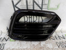 SEAT ATECA 2020-UP RHD FCL FRONT BUMPER RIGHT SIDE GRILLE GLOSS BLACK PDC HOLES
