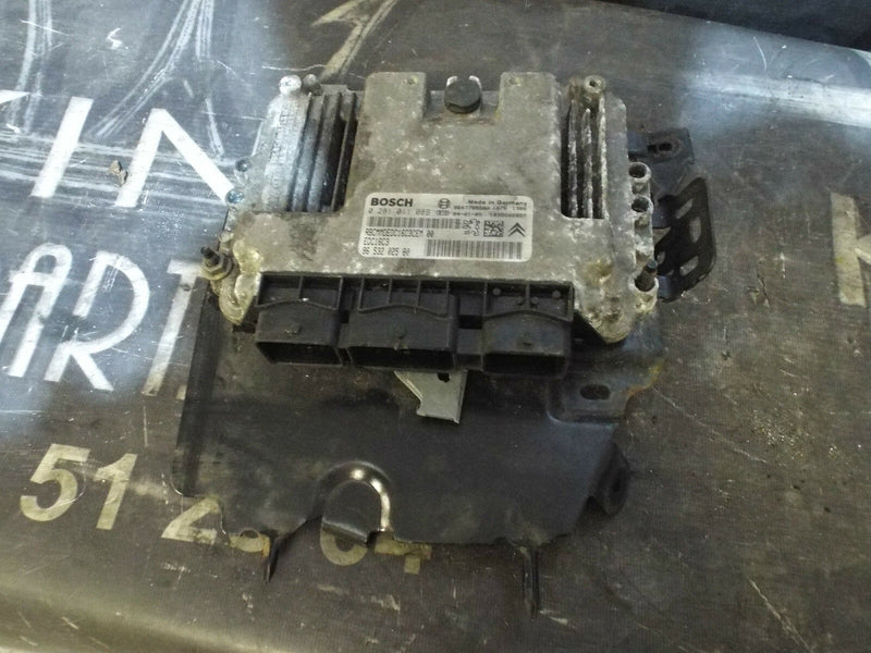 PEUGEOT 206 1.4 HDI 98-09 ECU KIT, IGNITION BARREL, STEERING & DRIVERS STAIRBAG