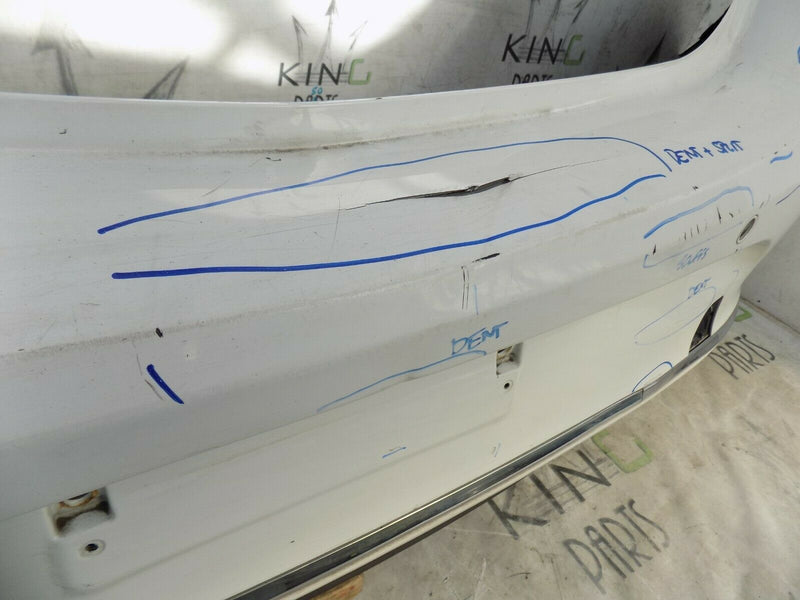 VAUXHALL ASTRA J MK6 2012-2016 FACELIFT WHITE REAR BUMPER GENUINE