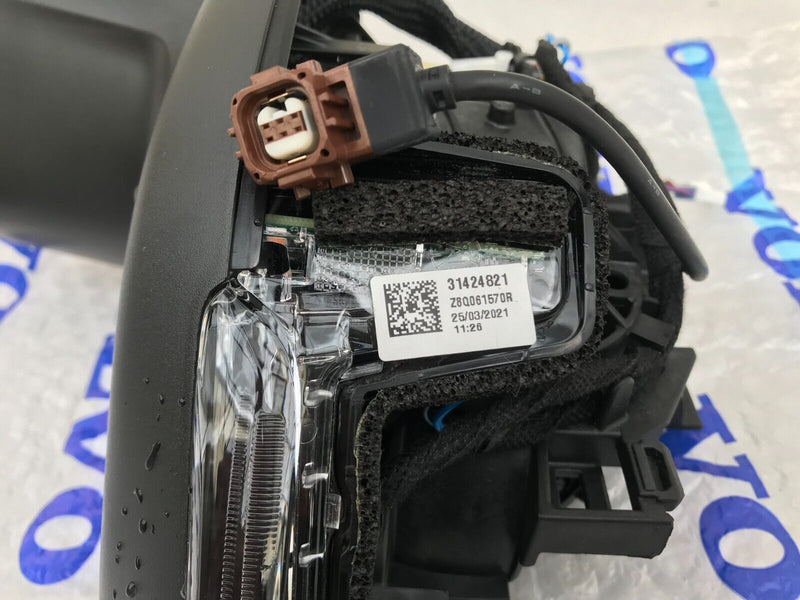 VOLVO V90 MK2 2016-ON LEFT WING MIRROR BRACKET WITH WIRING LOOM 31385685