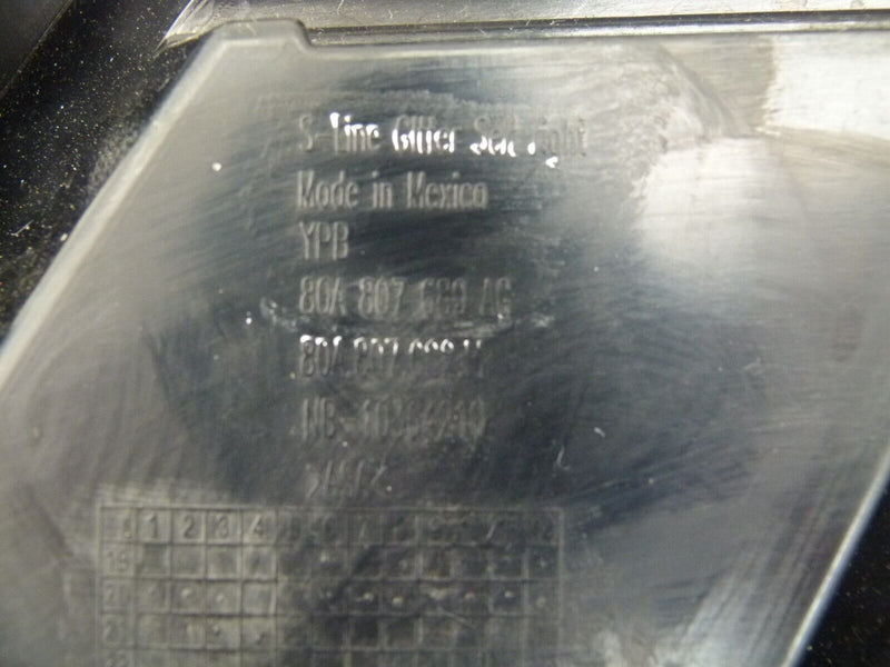 AUDI Q5 EDITION1 2020-ON FRONT RIGHT FOG LIGHT HOUSING GENUINE 80A807680