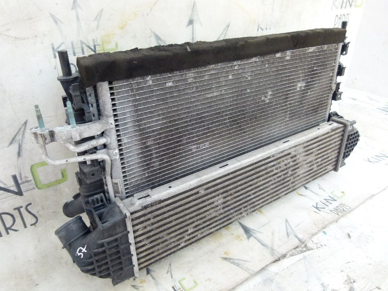 FORD FOCUS, C-MAX 1.6 2.0 TDCI AIR CON CONDENSER & COOLING FAN RADIATOR