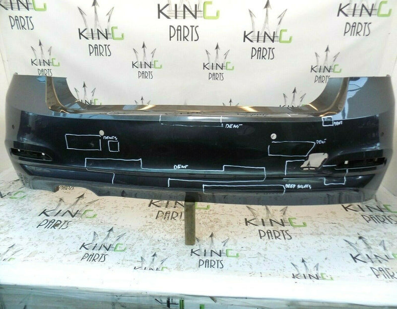 BMW 3 SERIES F30 LCI FACELIFT 2016 2017 GREY REAR BUMPER GENUINE PDC