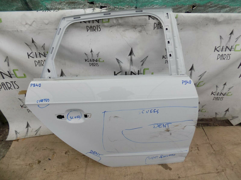 2012 AUDI A1 8X 5 DOOR HATCHBACK OFFSIDE REAR DRIVERS DOOR O/S WHITE