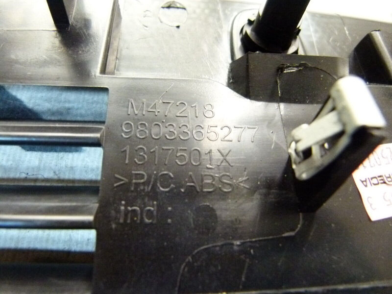 PEUGEOT 308 SW ESTATE 2017-21 DASHBOARD TOP TRIM VENT PANEL 9803365277