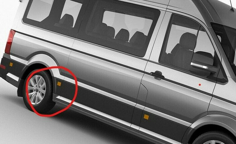 VW CRAFTER 7C 2018 REAR TRIM MOULDING RIGHT SIDE PROTECT PANEL PDC 7C0853536