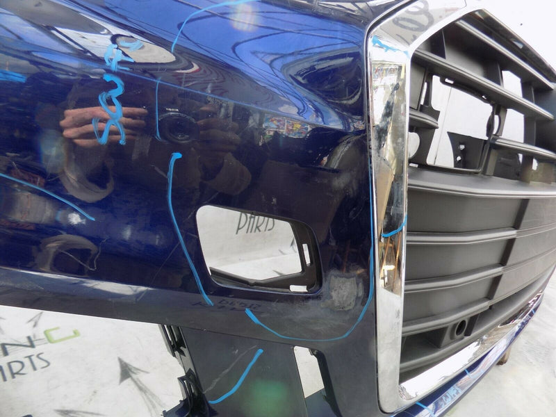 AUDI A6 S-LINE 4K0 C8 2019-ON NAVY BLUE FRONT BUMPER GENUINE 4K0853651