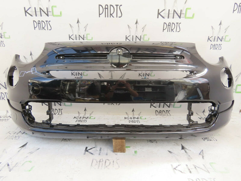 FIAT 500 2015-ON FACELIFT FRONT BUMPER LOUNGE BKACK 735619491