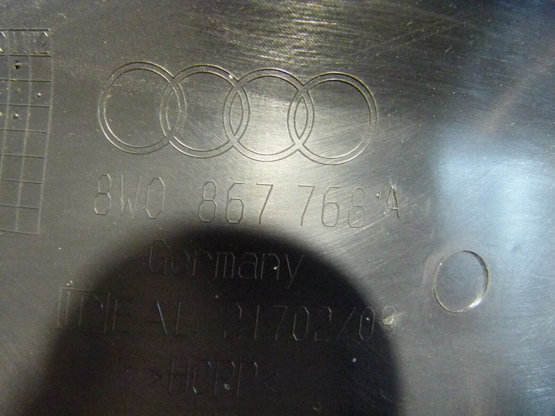 AUDI A4 S4 8W B9 2016-ON REAR RIGHT SIDE INTERIOR SILL COVER TRIM 8W0867768