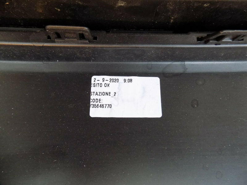 FIAT 500 ABARTH 959 FCL 16+ BLACK REAR BUMPER+DIFFUSER GENUINE 735633081
