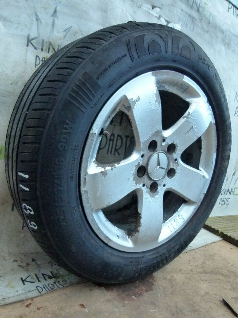 MERCEDES W211 GENUINE ALLOY WHEEL 16" 7.5Jx16H2 ET42 TYRE 225/55 R16