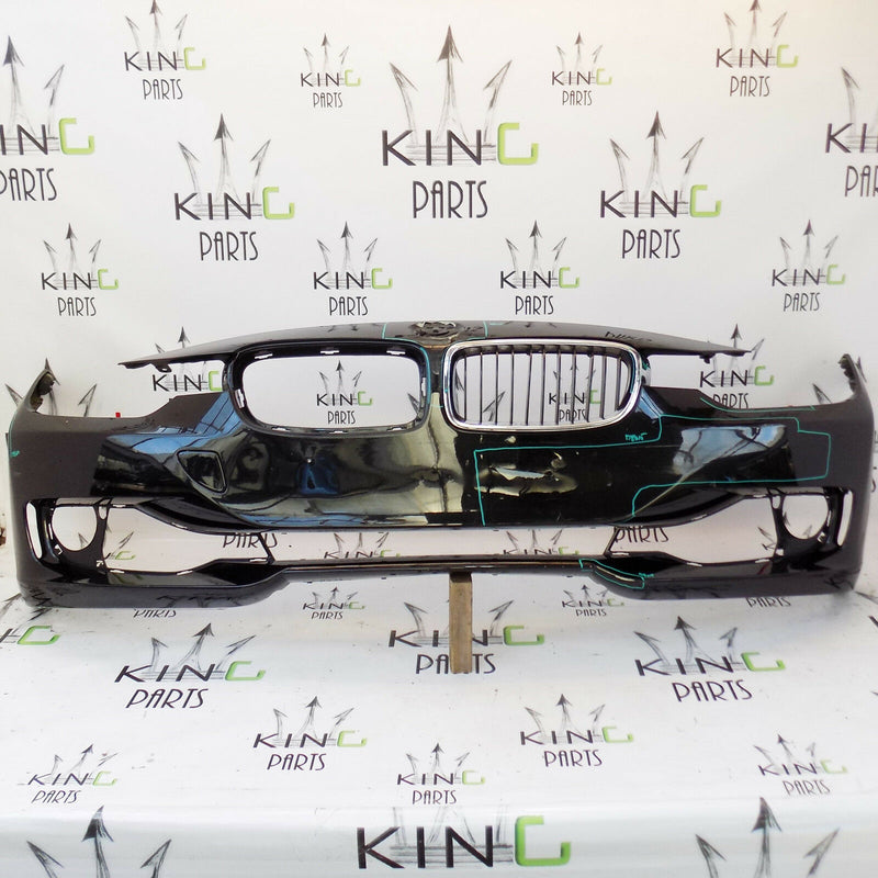 BMW 3 SERIES F30 F31 SPORT 2012-2014 BLACK FRONT BUMPER GENUINE 7298993
