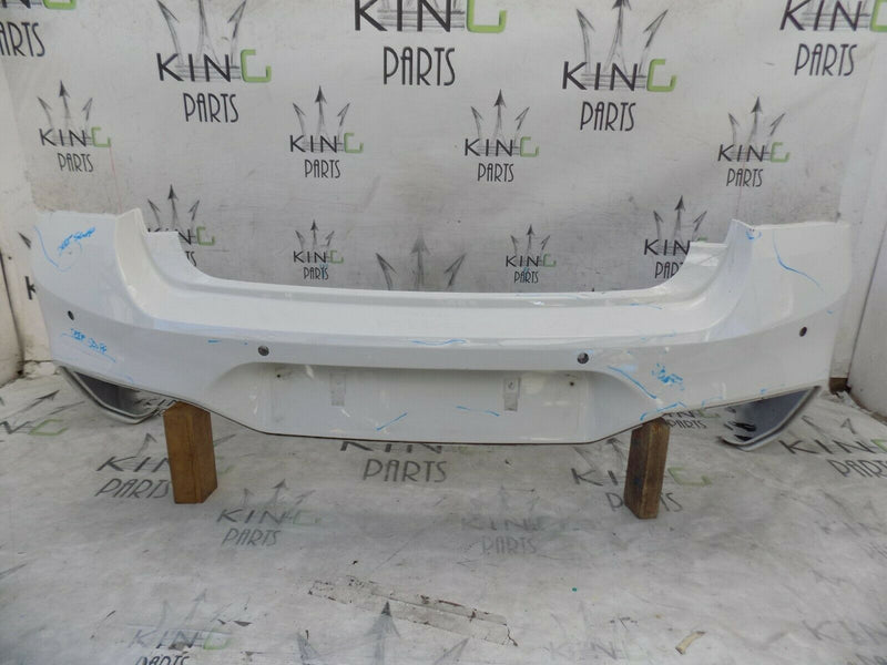 BMW 1 SERIES F20 M SPORT 2011-2019 WHITE REAR BUMPER 51128060292