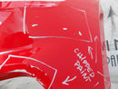 VW POLO 2017-2018 FRONT BUMPER IN RED GENUINE 4x PDC  2GS807221