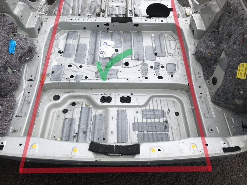 MERCEDES GLC X253 16-22 END BODY BOOT FLOOR REAR QUARTER PANEL *CUT TO ORDER