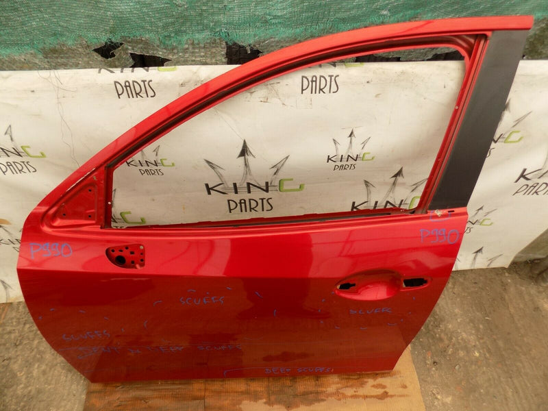 MAZDA 2 DJ 2014 + FRONT LEFT PASSENGER SIDE DOOR SHELL IN RED DA6V59010