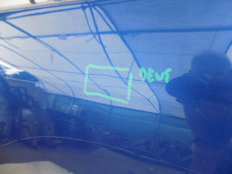 VW GOLF V MK5 R32 2007-09 GENUINE REAR DOOR SHELL PANEL BLUE LEFT SIDE
