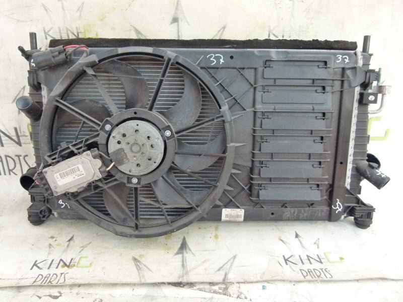 FORD FOCUS, C-MAX 1.6 2.0 TDCI AIR CON CONDENSER & COOLING FAN RADIATOR