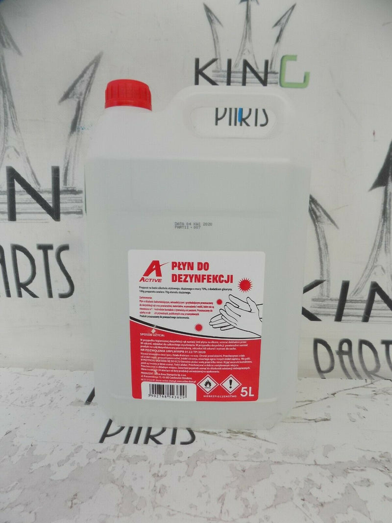 DESINFECTION  CLEANING LIQUID70% ALKOHOL ETHANOL GERMICIDAL TO HEAND SURFACE 5L
