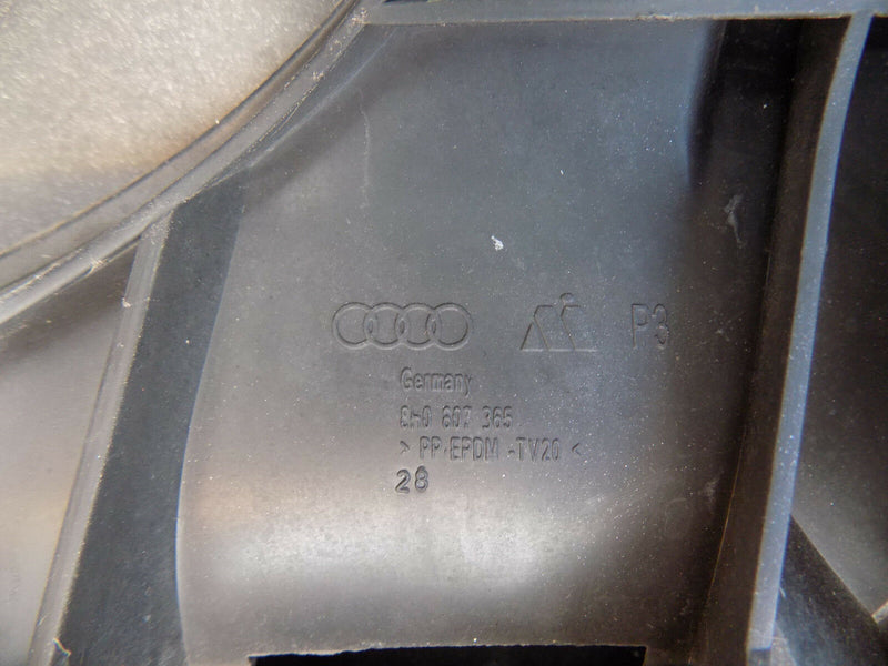 AUDI A4 B7 CONVERTIBLE 2002-2006 SILVER REAR BUMPER GENUINE PDC 8H0807511