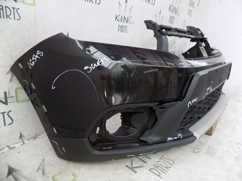 DACIA SANDERO MK2 FACELIFT 2017-ON BLACK FRONT BUMPER GENUINE OEM