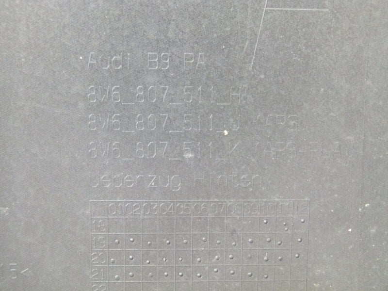 AUDI A5 COUPE F5 S-LINE FACELIFT 2019-ON REAR BUMPER PDC GENUINE 8W6807511