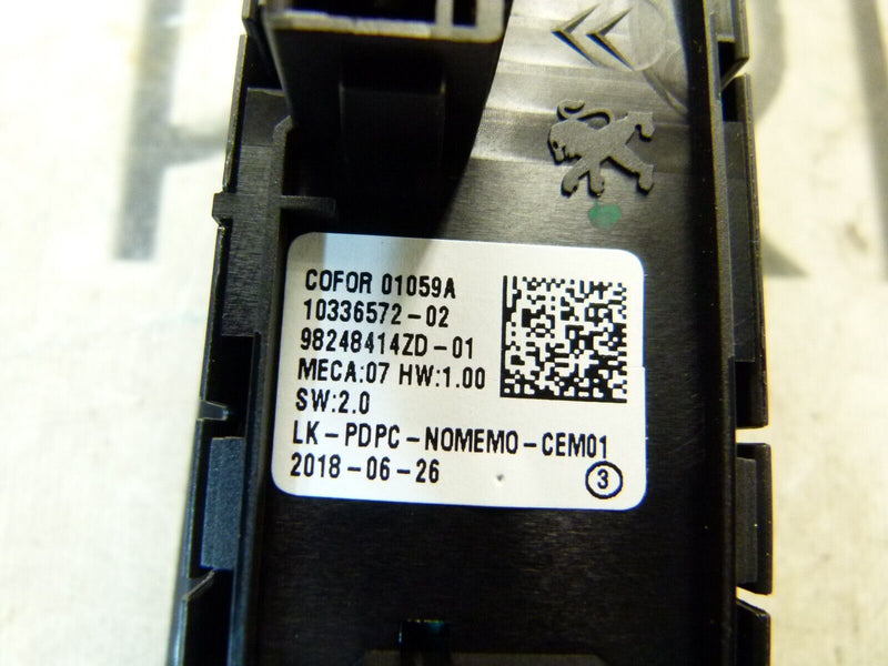 PEUGEOT 308 SW ESTATE 2017-21 FRONT DRIVER DOOR STEERING PANEL 98248414ZD