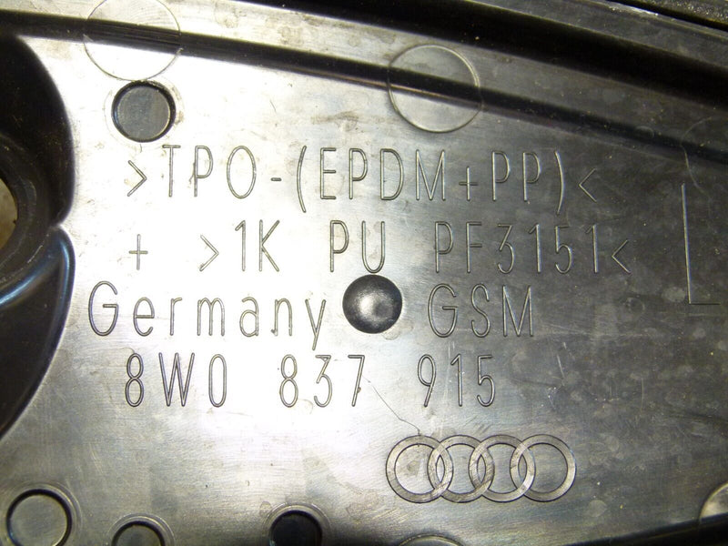 AUDI A4 S4 8W B9 2016-ON FRONT LEFT SIDE INNER DOOR COVER 8W0837915