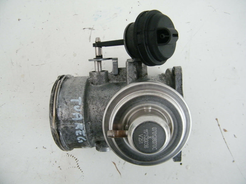 VW TOUAREG MK1 7L 02-06 THROTTLEBODY EGR THROTTLE FLAP CONTROL VALVE BUTTERFLY