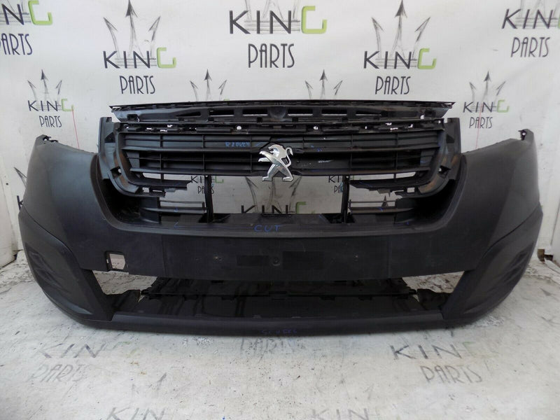 PEUGEOT PARTNER TEPEE FCL 15-17 BLACK FRONT BUMPER WITH GRILL 9810923377