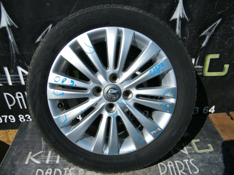 OPEL VAUXHALL CORSA D GENUINE ALLOY WHEEL TYRE 195/55 16" OP058 6Jx16 TS40(084)