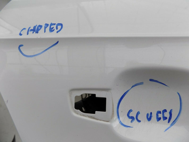 2012 AUDI A1 8X 5 DOOR HATCHBACK OFFSIDE REAR DRIVERS DOOR O/S WHITE