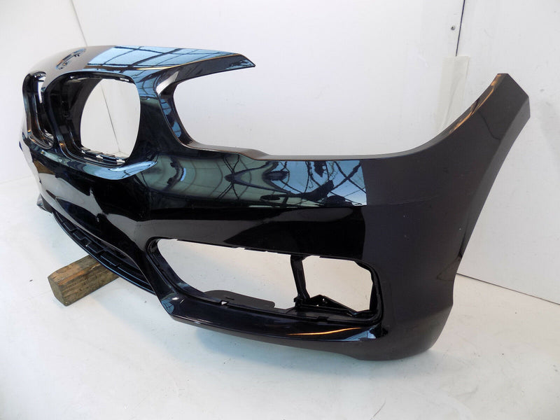 BMW 1 SERIES F20 2015 2016 2017 FACELIFT FRONT BUMPER GENUINE BLACK (B2074)