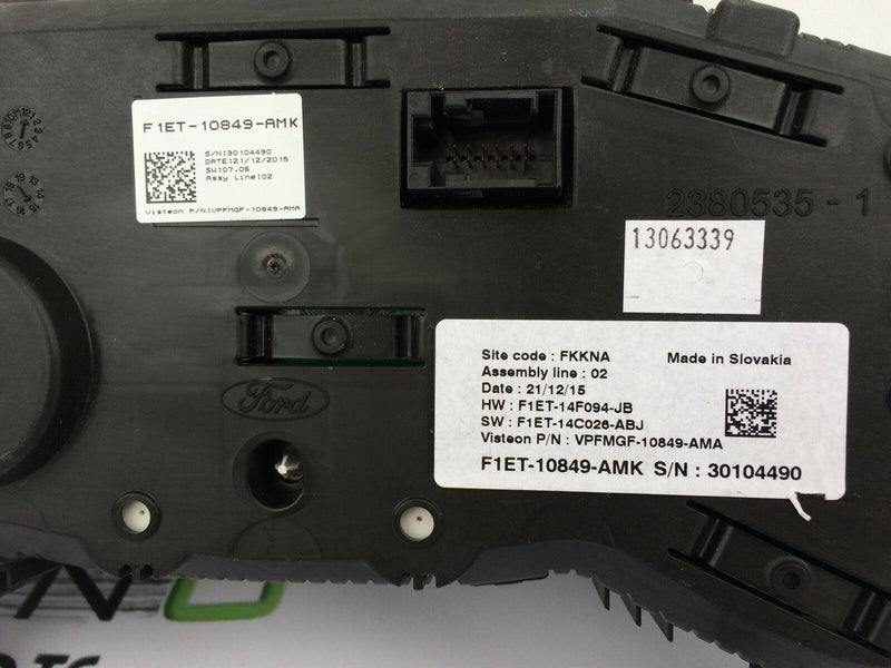 FORD FOCUS ST-2 ST-3 DIESEL 15-18 SPEEDOMETER INSTRUMENT CLUSTER F1ET-10849-AMK