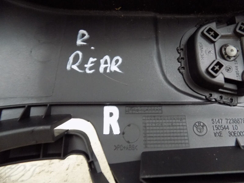 BMW F30 F31 2012-2015 REAR RIGHT BOOT AIR VENT TRIM PANEL GENUINE 7238878 #