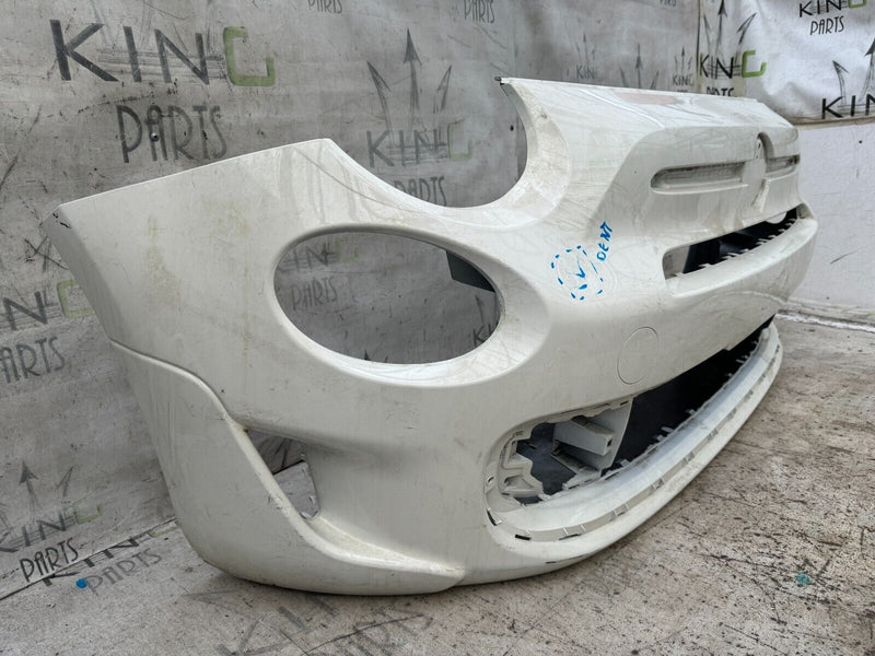 FIAT 500 S SPORT FACELIFT 2016-ON WHITE FRONT BUMPER GENUINE 735619571