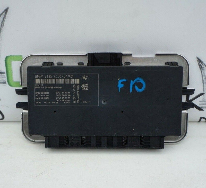 BMW 5 SERIES F10 F11 2010-2017 FOOTWELL LIGHT CONTROL SPACE MODULE 6135 9250454