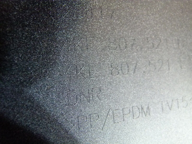 AUDI E-TRON 2018-ON REAR BUMPER PDC ALL WHITE GENUINE 4KE807521