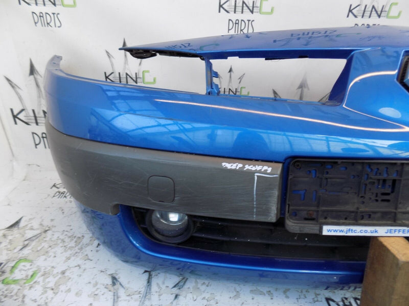 RENAULT MEGANE 2002-2005 BLUE FRONT BUMPER GENUINE & FOG LIGHTS 8200142000