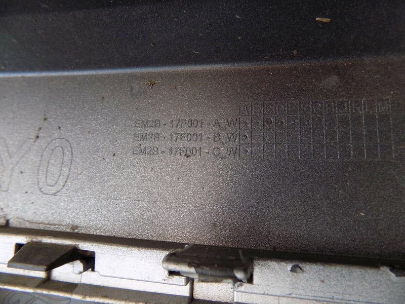 FORD S-MAX TITANIUM 2015-2017 SILVER REAR BUMPER GENUINE PDC EM2B-17F001