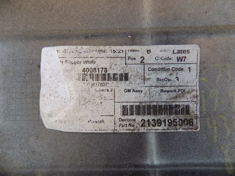 BMW MINI ONE COOPER CONVERTIBLE R56 2007-2009 WHITE REAR BUMPER GENUINE