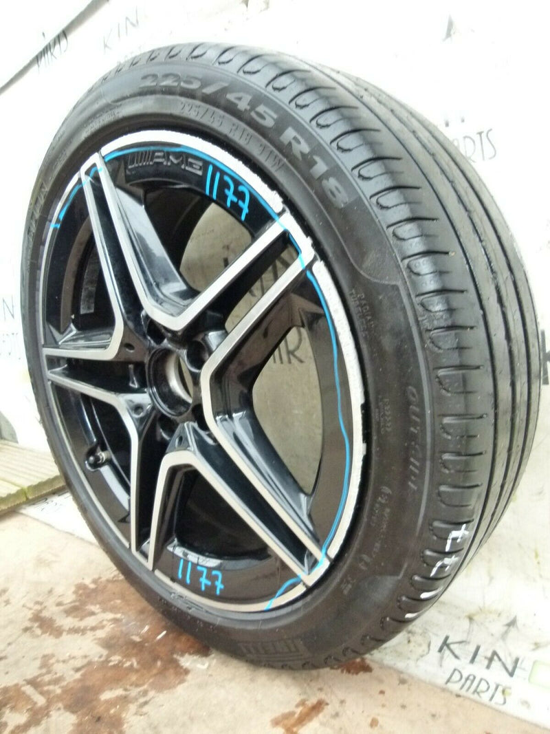 MERCEDES W177 ALLOY WHEEL AMG 7.5JX18H2 ET49 A1774011500 TYRE 225/45 R18
