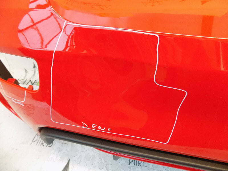 FIAT 500 ABARTH 959 FACELIFT 2016-ON RED REAR BUMPER GENUINE 735633081