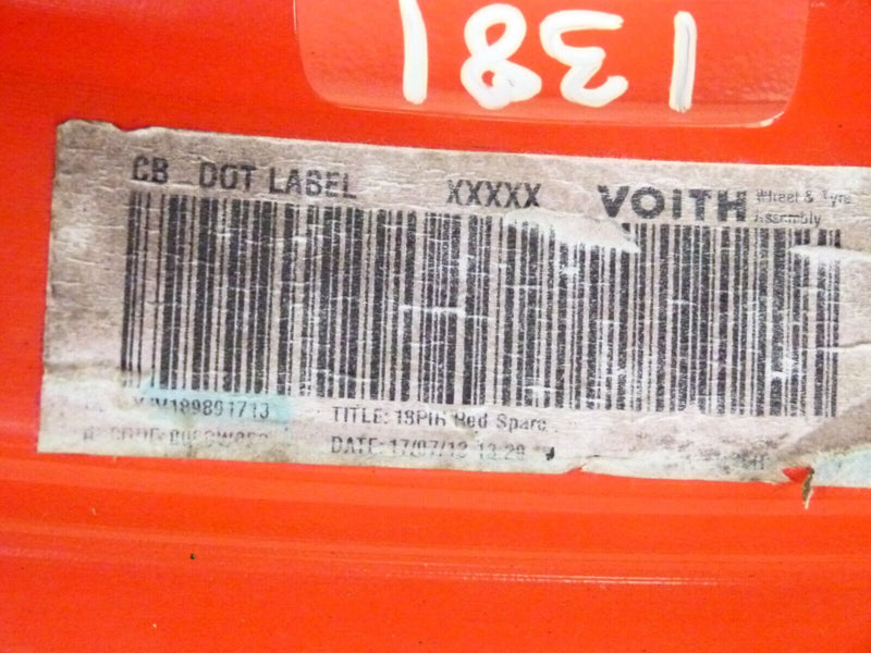 JAGUAR XF WHEEL STEEL RIM & TIRE 4JX18FH2 ET15 2R831007RA GENUINE